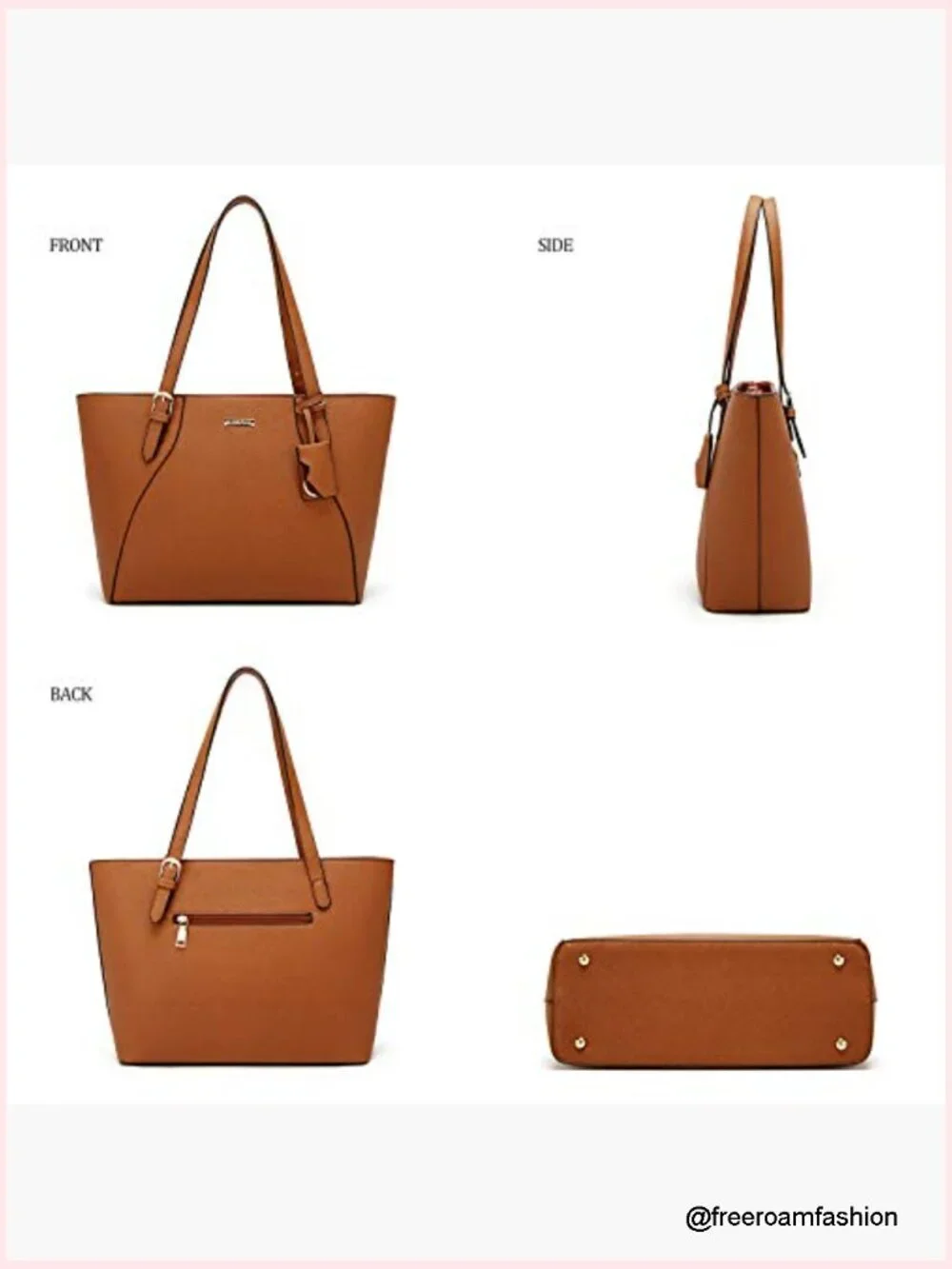 4Pc Women Handbag Set Tote Satchel Shoulder Bag Wallet